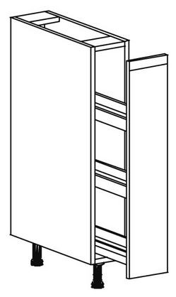 Skrinka spodná - plná, výsuvná